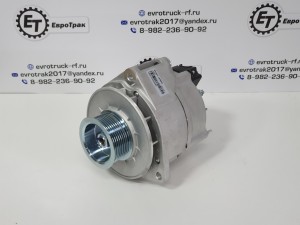 Генератор KAMAZ/MERCEDES Transporter/Actros/Axor 24V/100A с шкивом 9PK 0101548902 WAI