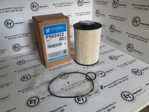 Фильтр топливный (карт.)130*94*26 MITSUBISHI/FUSO/HITACHI/JSB P502423 332G2071 EF1801