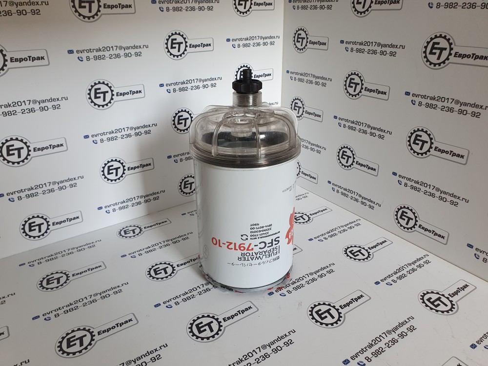 Фильтр топливный сепраратор со сливом 155*108 1'х14 10мкр R380/LC9SH 11LB20310 EK1039 P551855